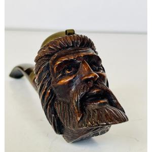 Carved Wooden Pipe